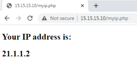 Figure 15. NAT Validation