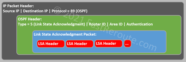 Figure 14. Link State Acknowledgment Packet