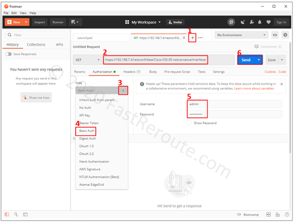Figure 3. Postman – GET Request Parameters
