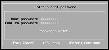 Figure 2. Set root password