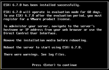 Figure 6. Scripted installation completed