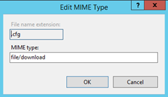 Figure 7. MIME Settings