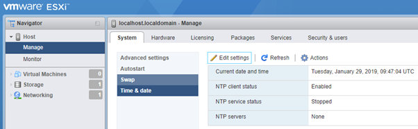 Figure 9. Time & date configuration