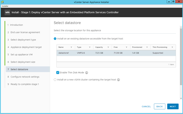 vCenter Server 6.7 Installation and Configuration - Fast Reroute