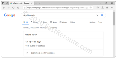 Figure 15. Checking Azure Virtual Machine Public IP Address