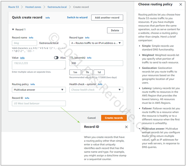 Figure 5. Multivalue Answer Routing Policy