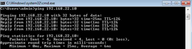 Figure 12. Site-to-site traffic is not affected